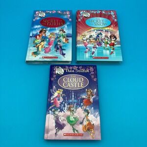 Lot of 3 Thea Stilton & The Thea Sisters Hardcover Books Scholastic